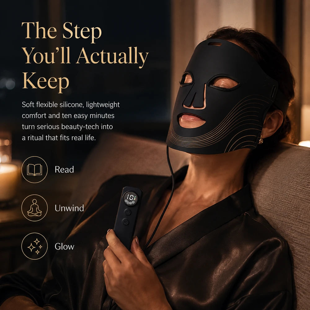 VELYVA LumiWave™
Red + Near-Infrared Light Mask
