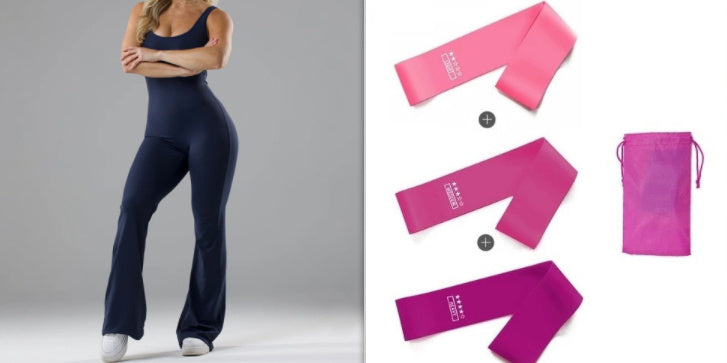 Combinaison Ajustée Gainante – Tenue de Yoga Sexy Dos Nu pour l'Exercice