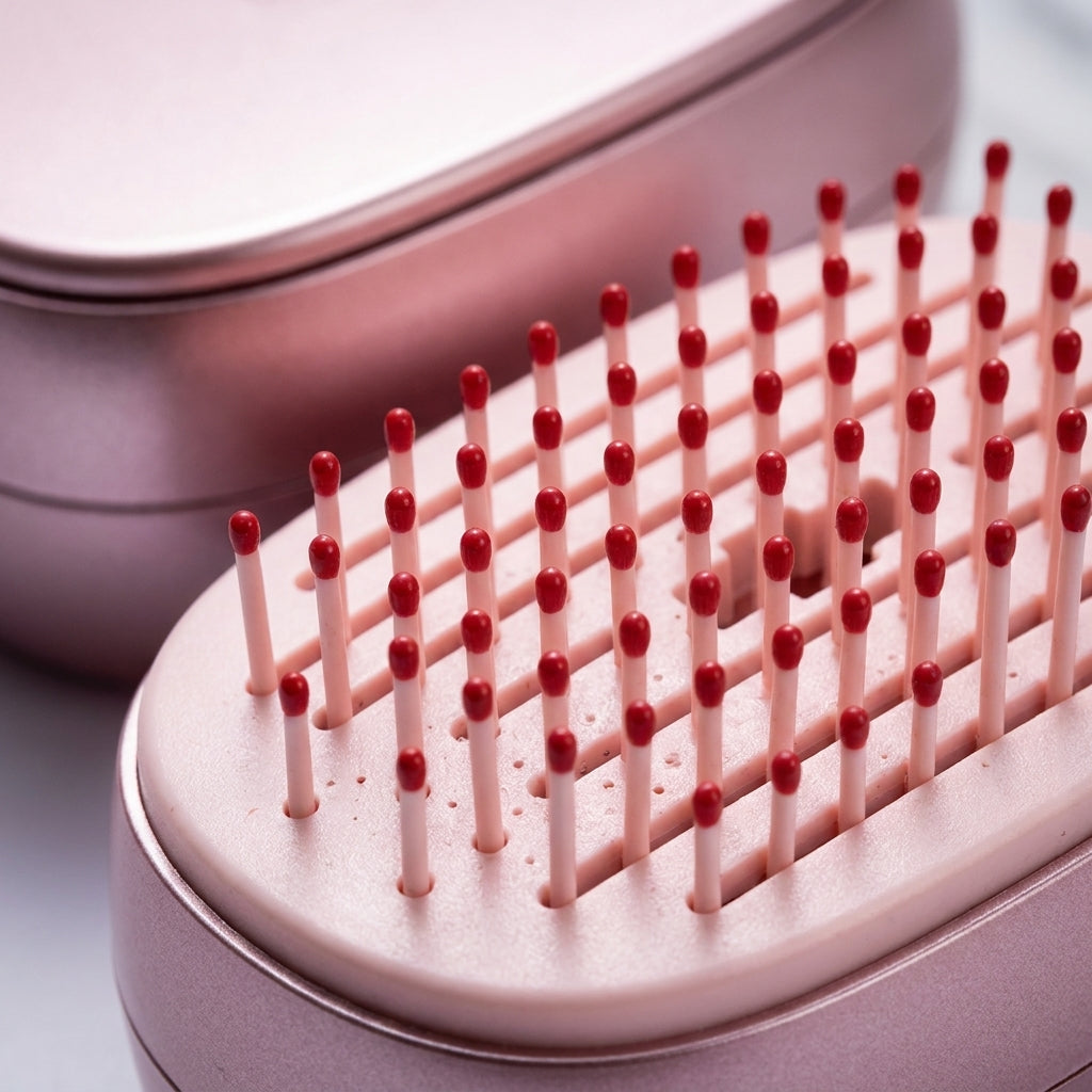Self-Cleaning Cushion Brush