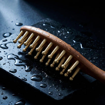 Sandalwood Wide-Tooth Comb