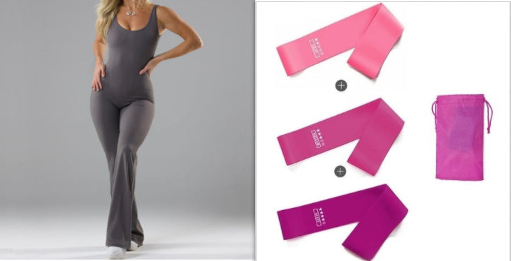 Combinaison Ajustée Gainante – Tenue de Yoga Sexy Dos Nu pour l'Exercice